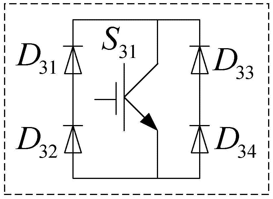 Single-phase online inverter with switchable topology