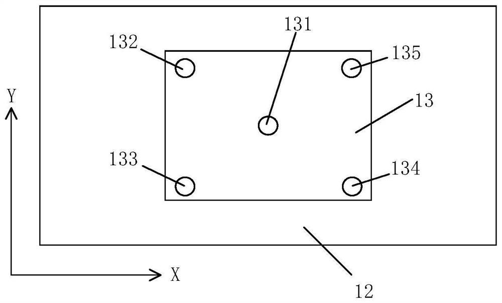 Method for correcting position of photosensitive element