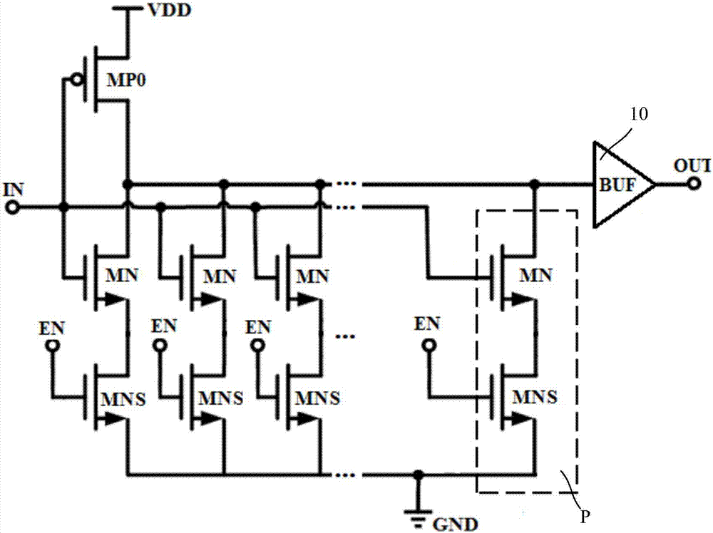 Discrete threshold voltage comparator with zero static power consumption