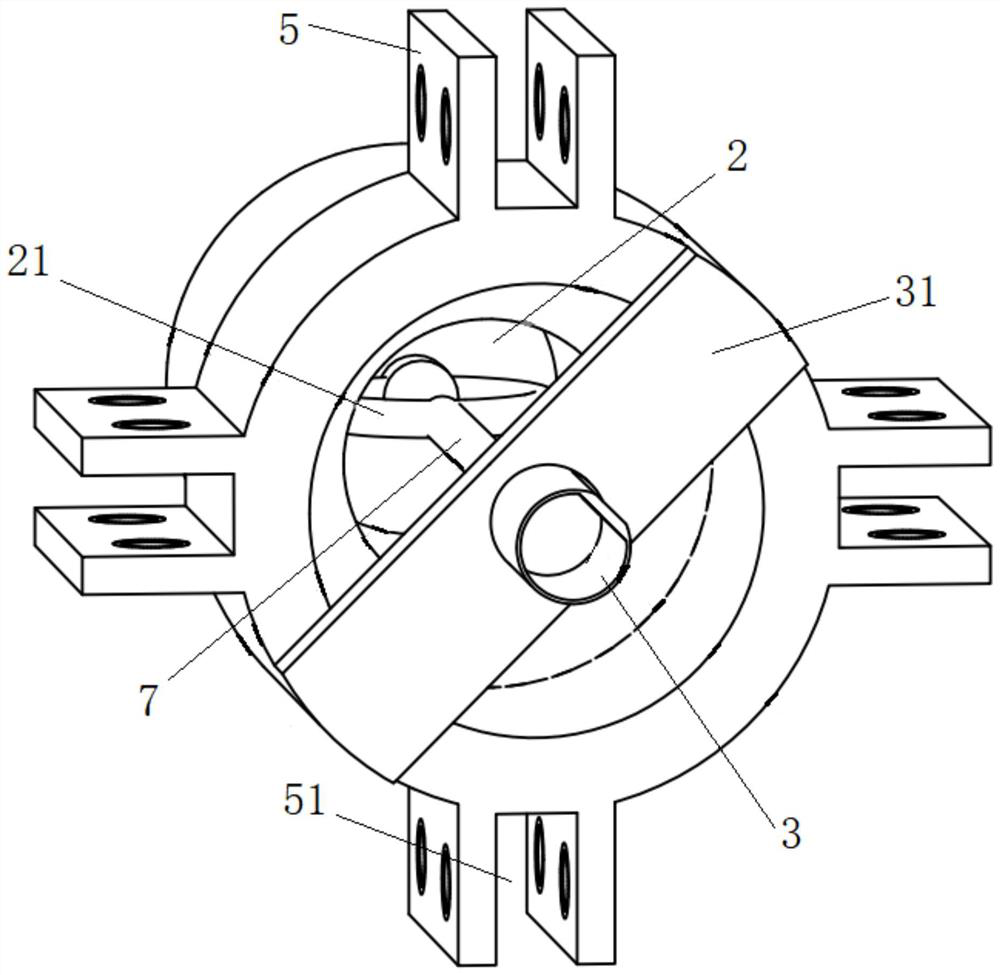 Cable pipeline traction rope threading device