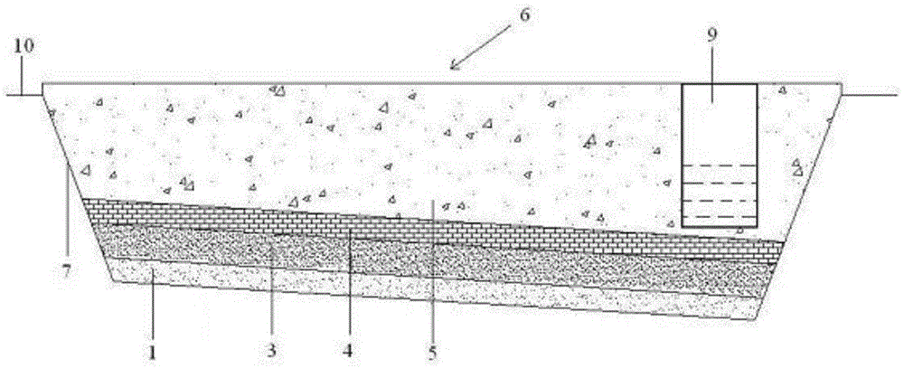 A plant planting system in saline-alkali land