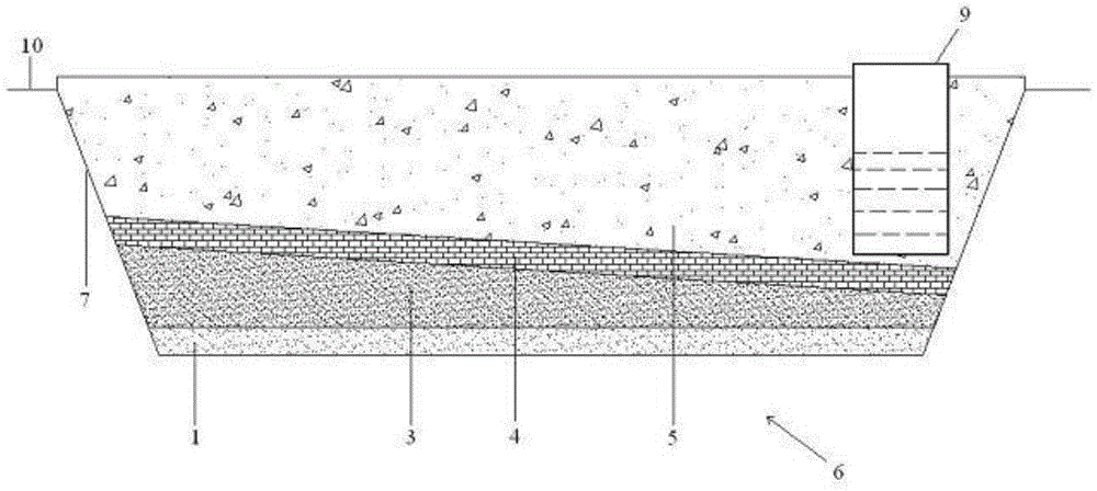 A plant planting system in saline-alkali land