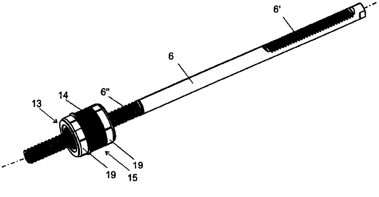 Ball screw drive of an electromechanical servo-assisted power steering system having integrated angular ball bearing and compensation for differing thermal expansion