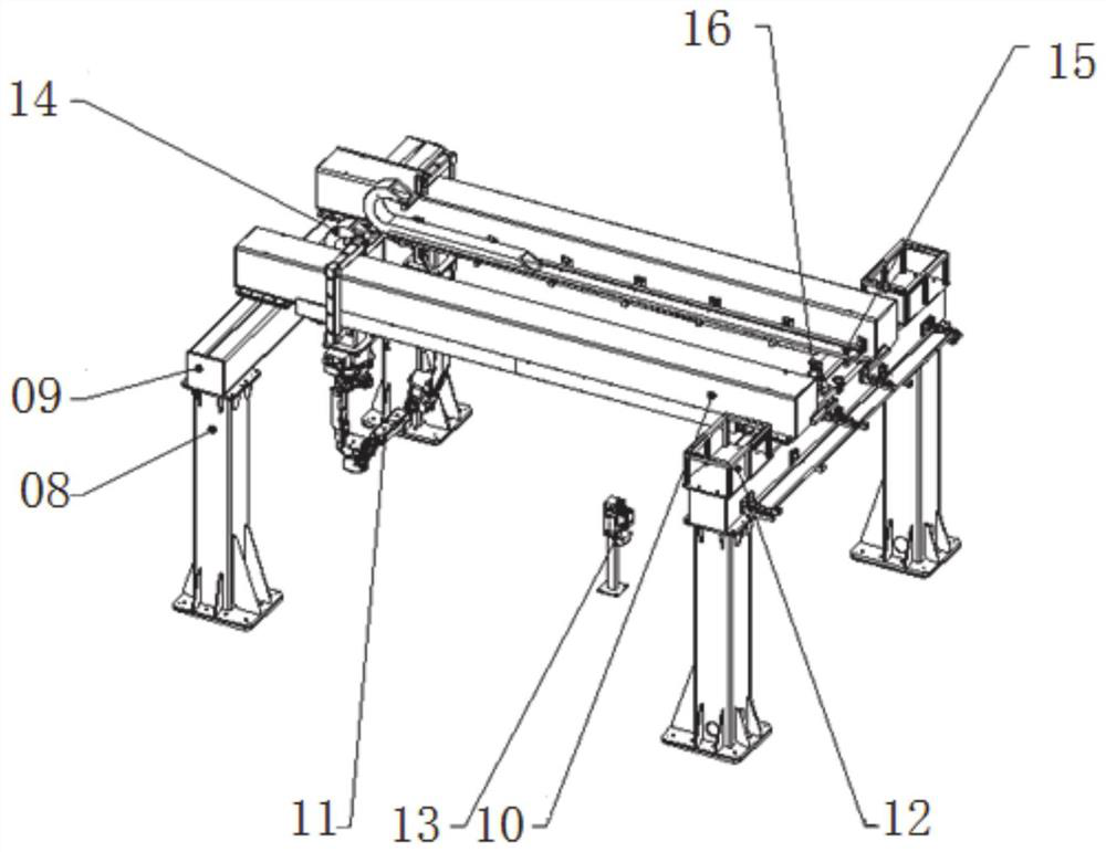 A shell welding system and method for corn harvesting and returning machine