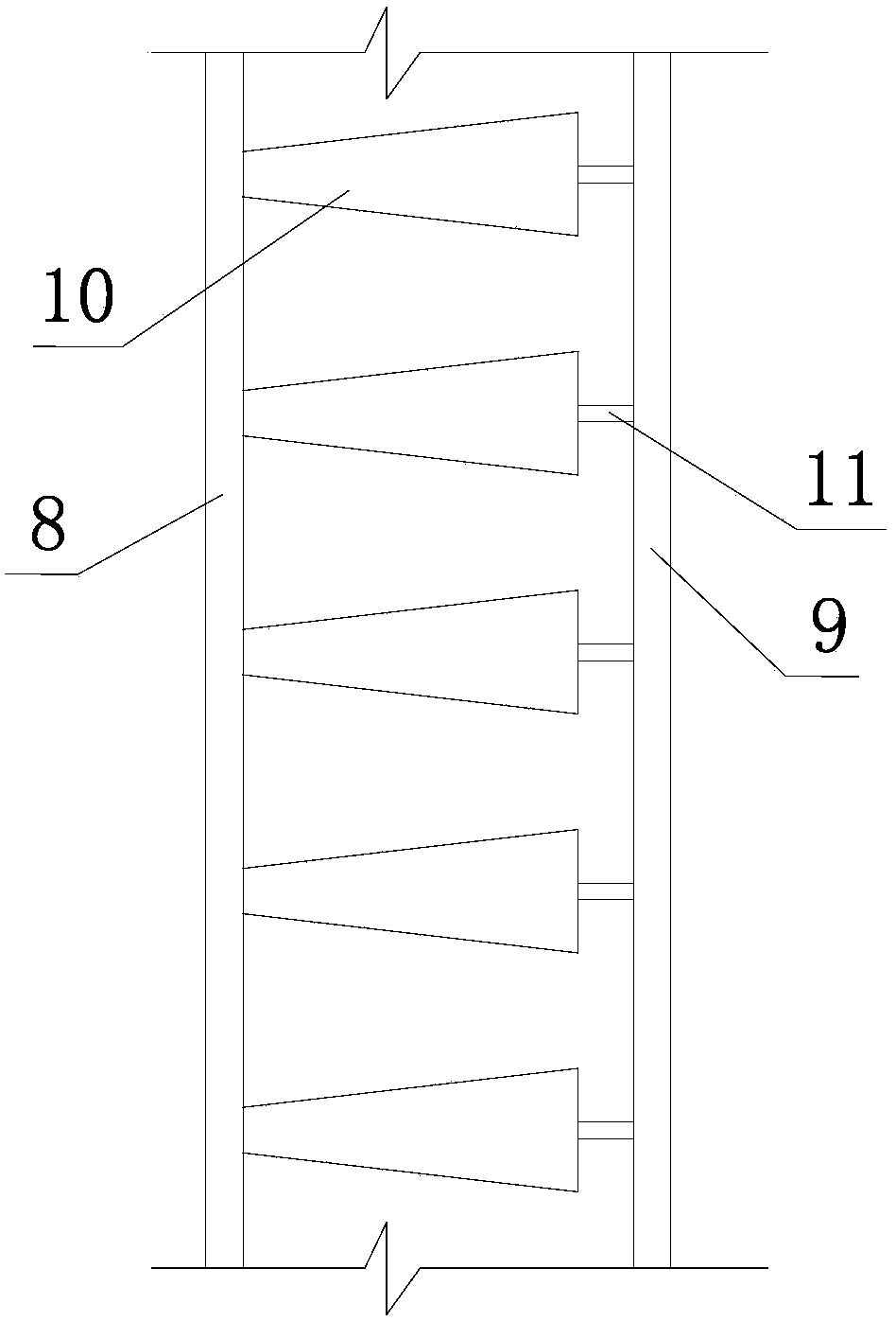 Aseismic structure between bridge pier and bridge plate