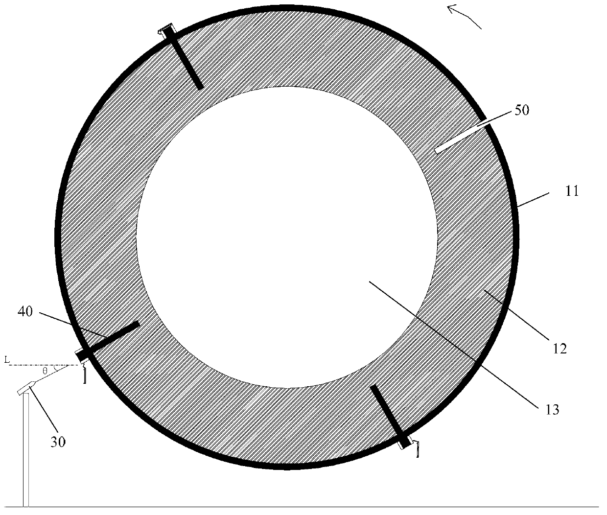 Temperature measuring system