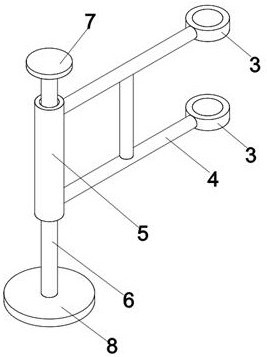 A construction protection frame for structural columns on the edge of a building