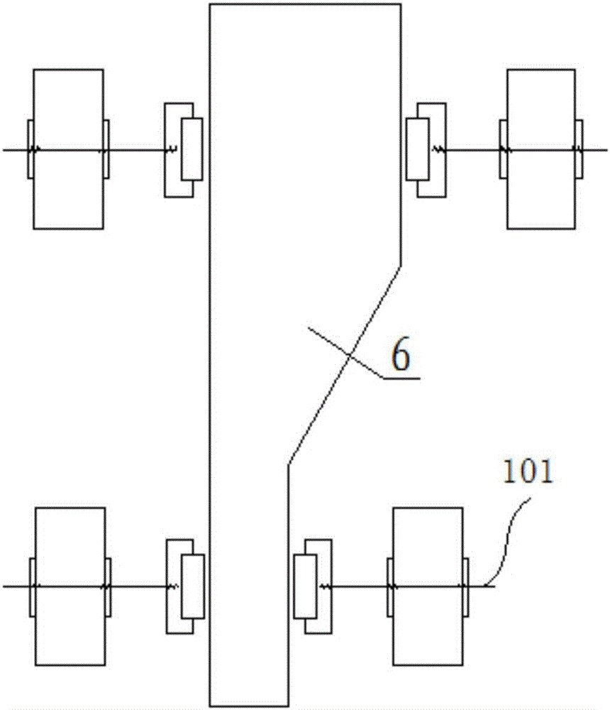 Aircraft structure test piece bending preventing and measuring device and measuring method thereof