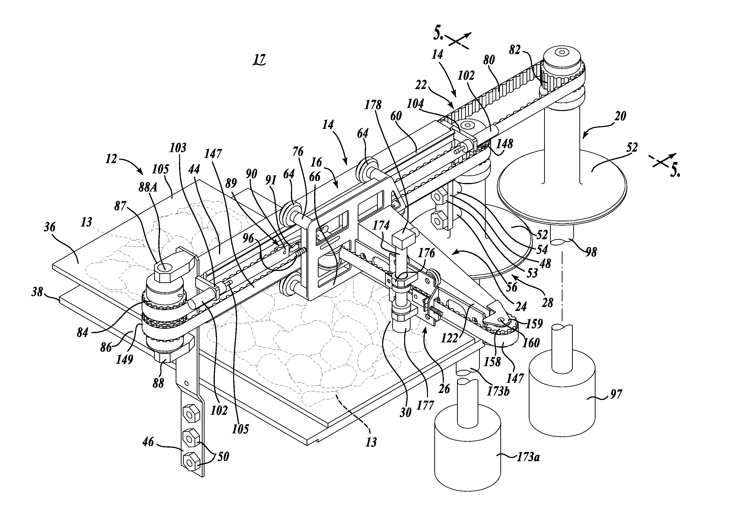 Two-axis dicing of a work product with a fluid jet portioner