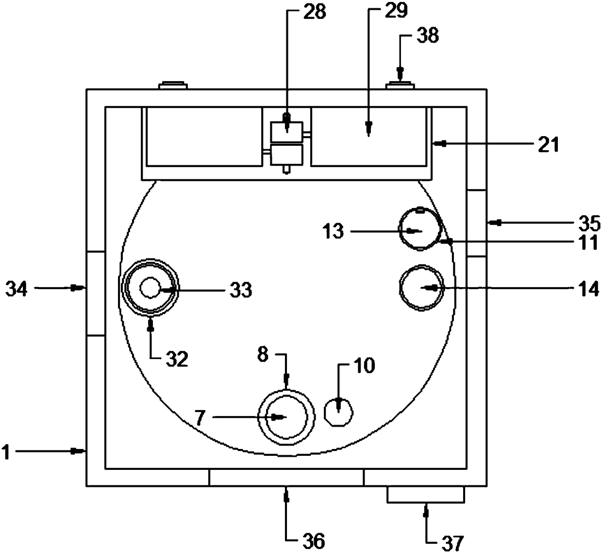 Rotating disc type cup type beverage packaging device