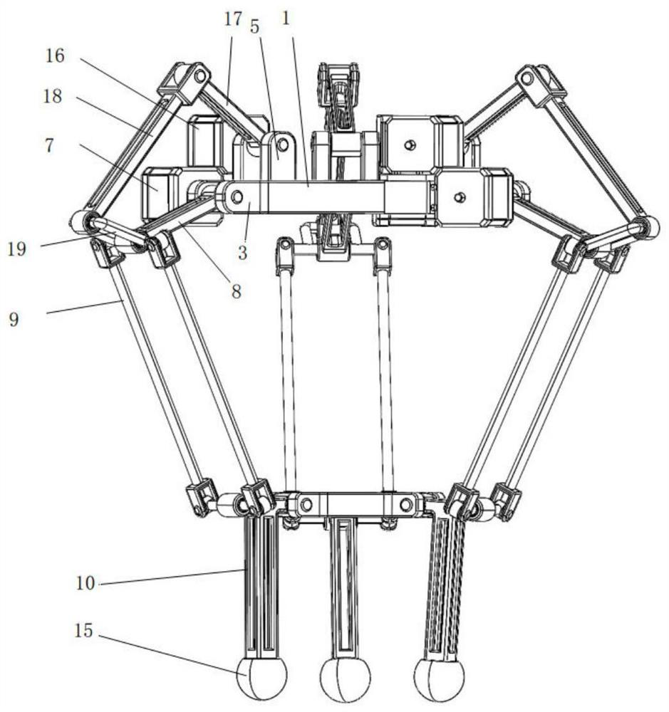 Logistics sorting robot with embedded mechanical claw