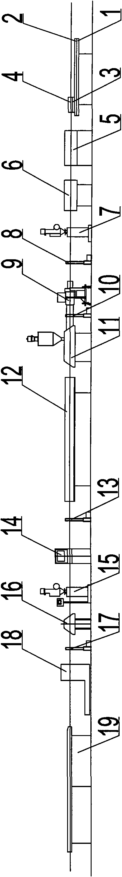 Production process and production device of plastic-coated thick-wall metal pipes