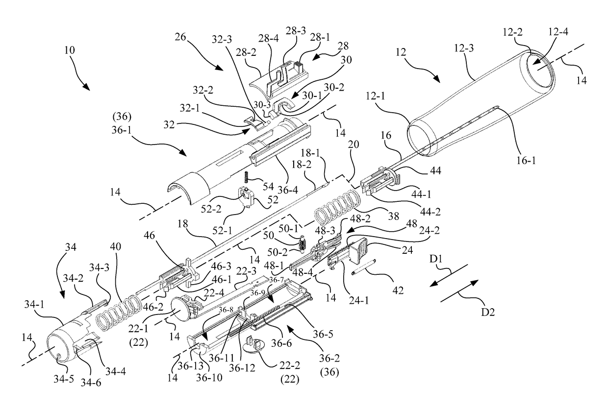 Core needle biopsy device