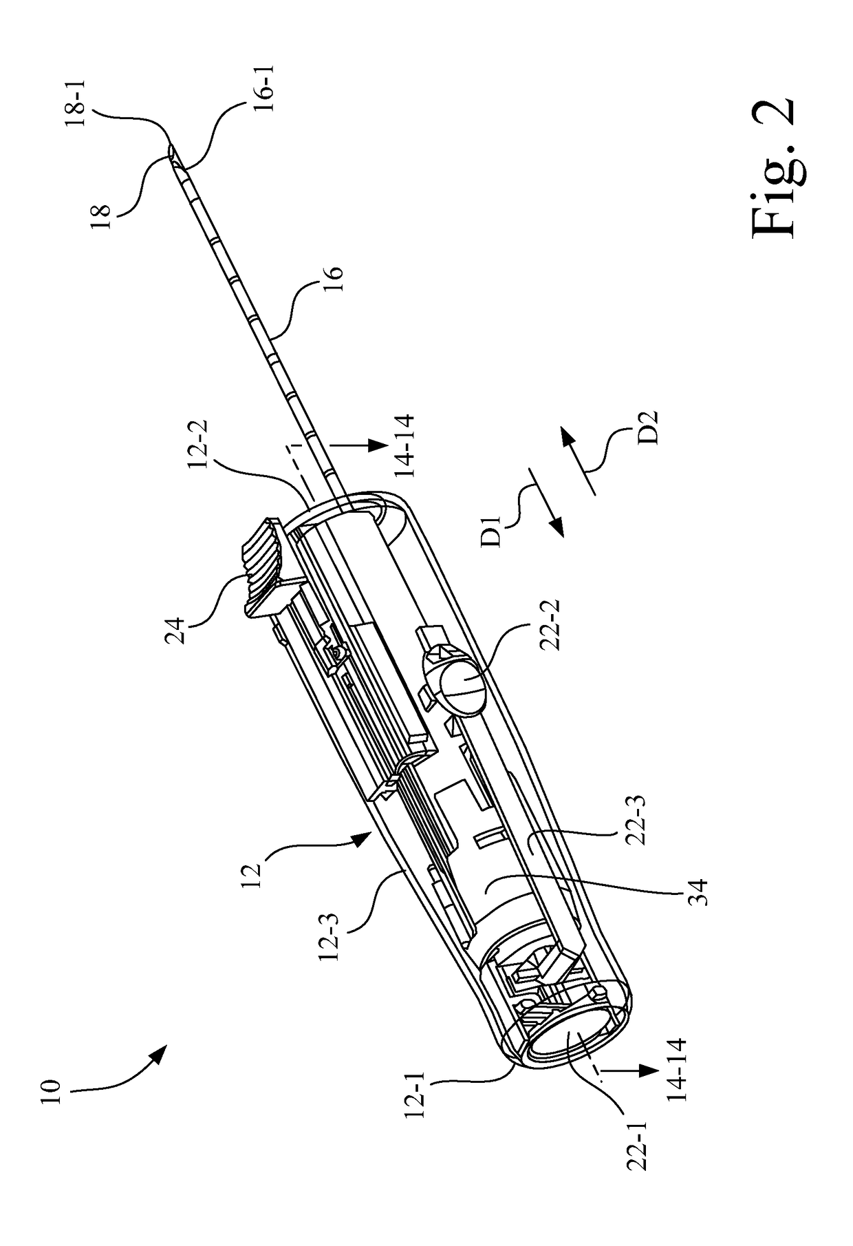 Core needle biopsy device