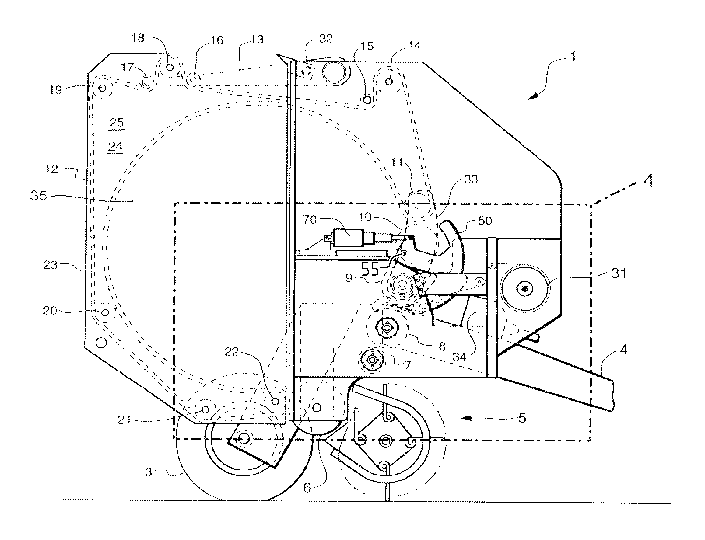 Bale Wrapping Mechanism