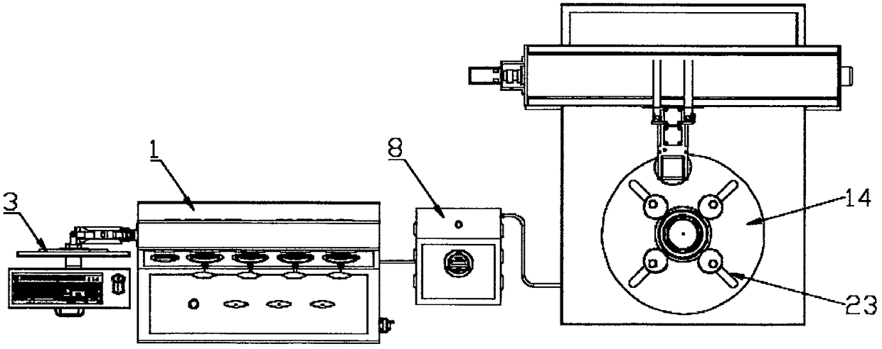 Intelligent checking and repairing all-in-one machine for safety valve