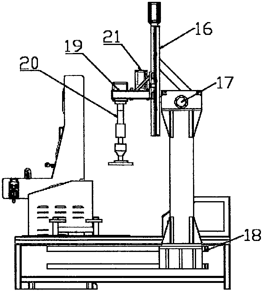 Intelligent checking and repairing all-in-one machine for safety valve