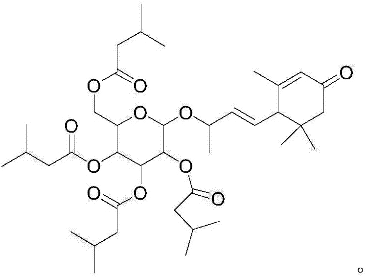 Flavoring substance for cigarettes, method for preparing flavoring substance and application thereof