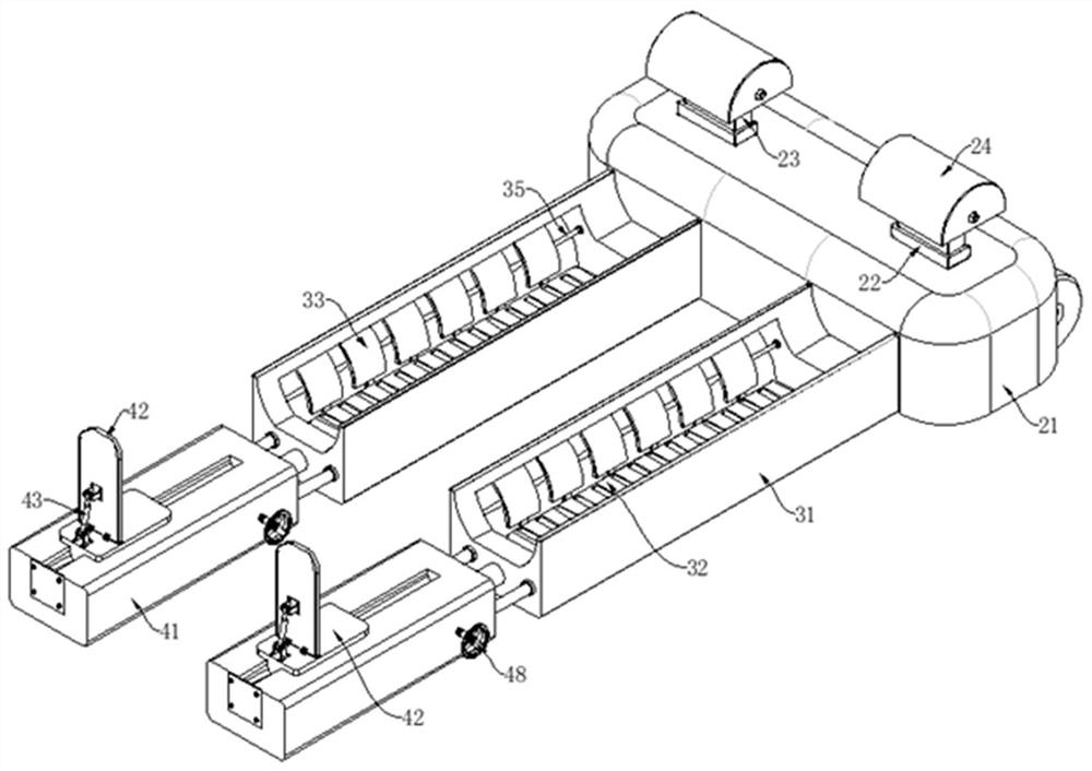 Leg movement device for lower limb arteriosclerosis obliterans