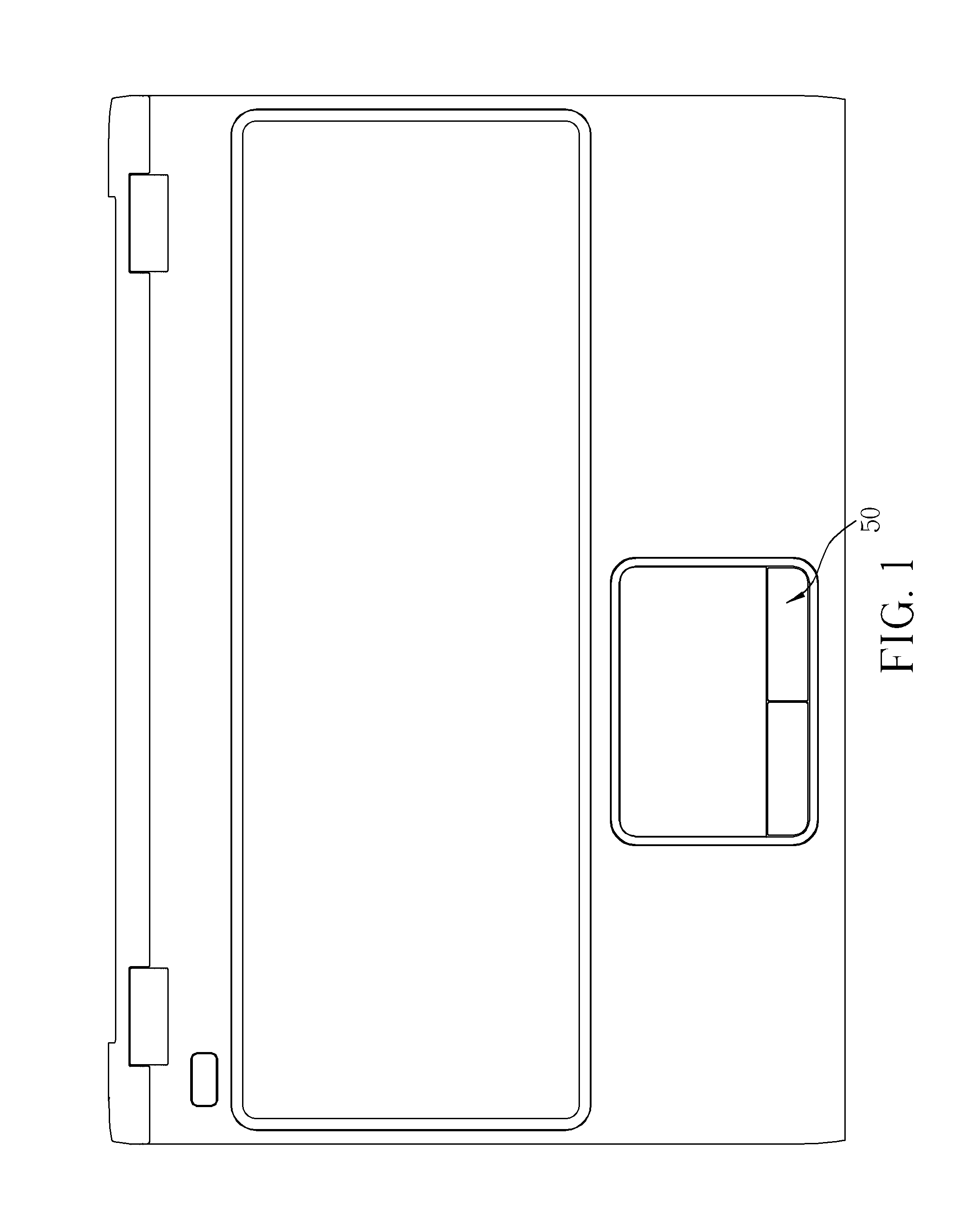 Input device with swing operation