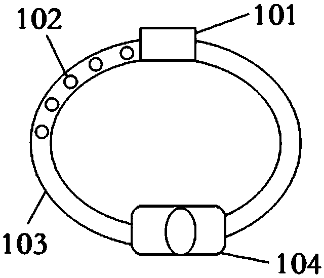 A cow's estrus detection collar