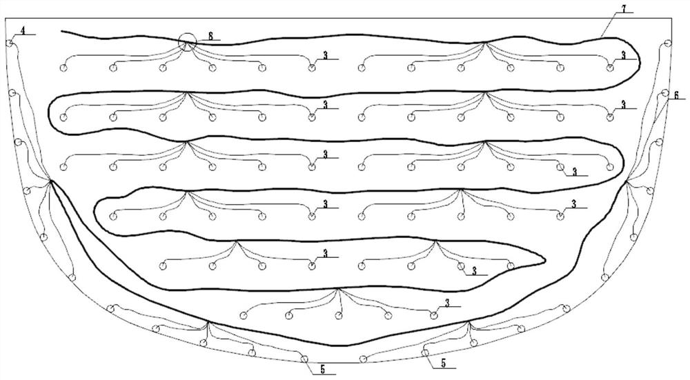 A construction method of micro-differential networking outside the hole for vibration-reducing blasting of underground excavation tunnels