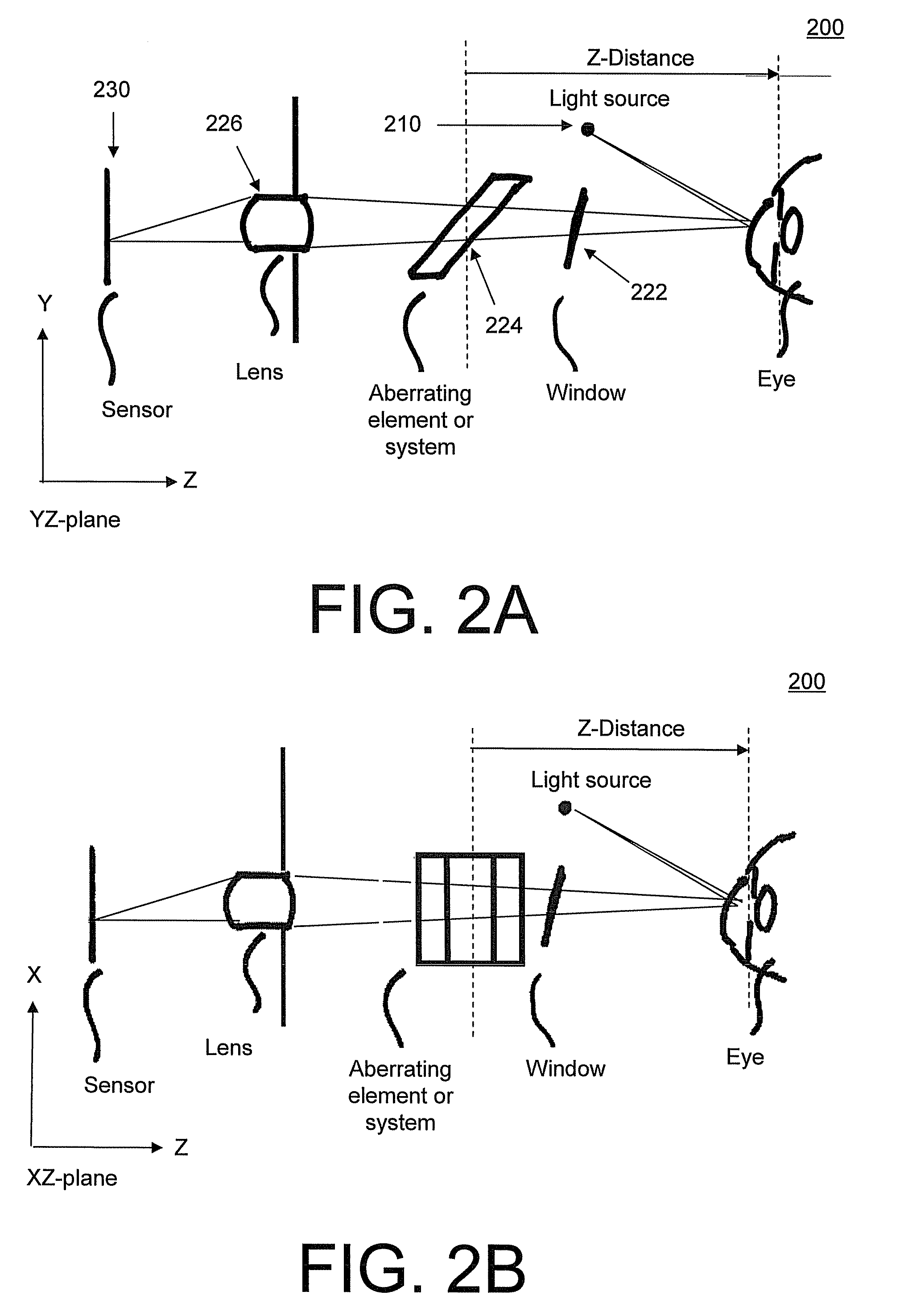 Method and apparatus for obtaining the distance from an optical measurement instrument to an object under test