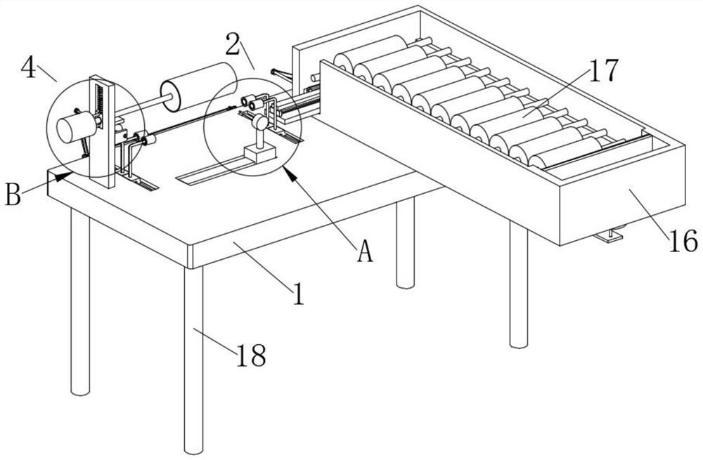 Processing device and processing method of permanent magnet motor rotor