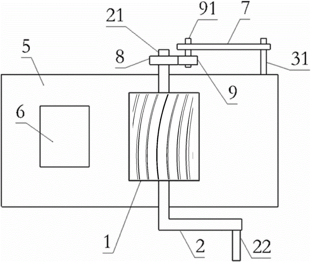 Novel drum-type arc-shaped cutting device