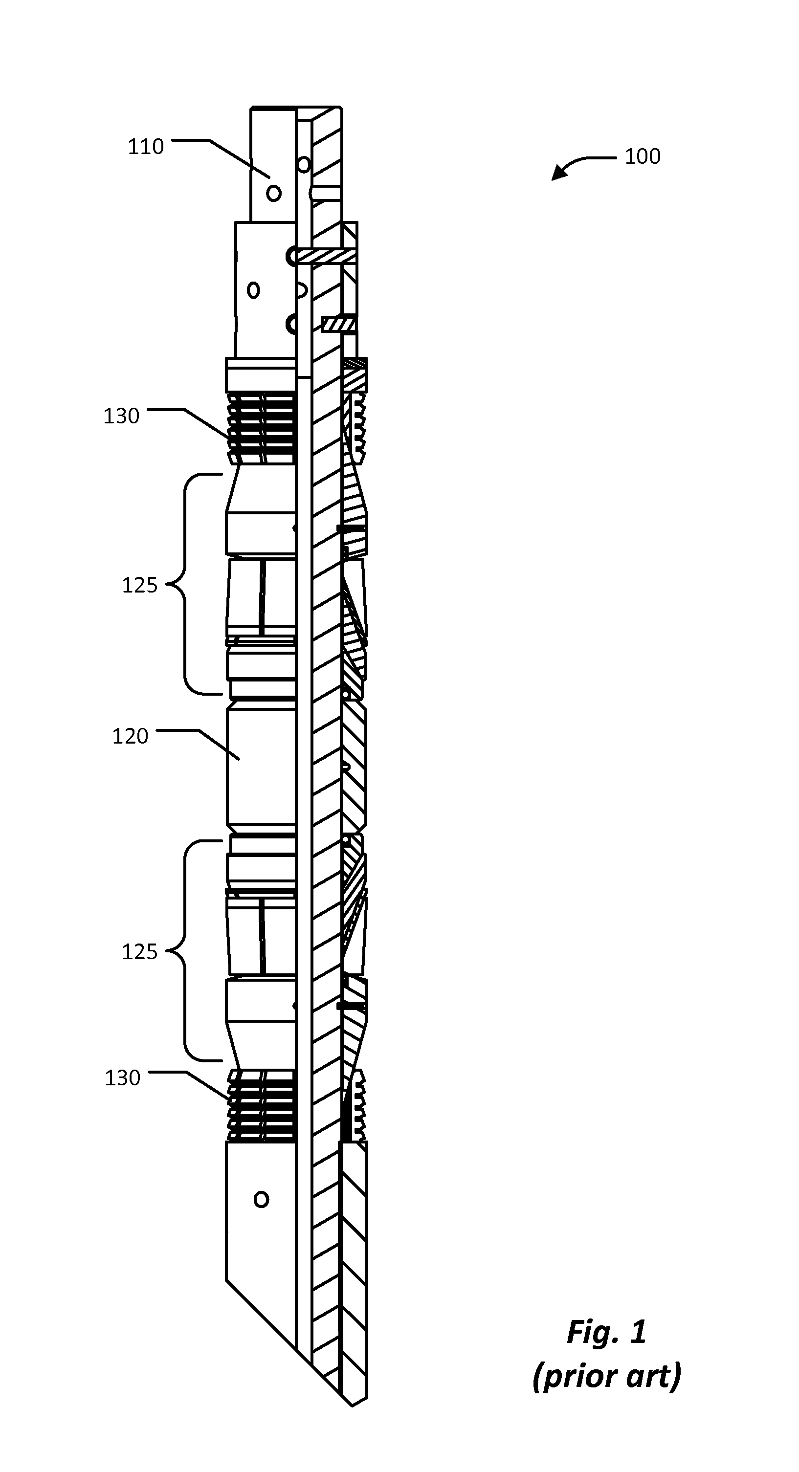 Composite downhole tool with reduced slip volume