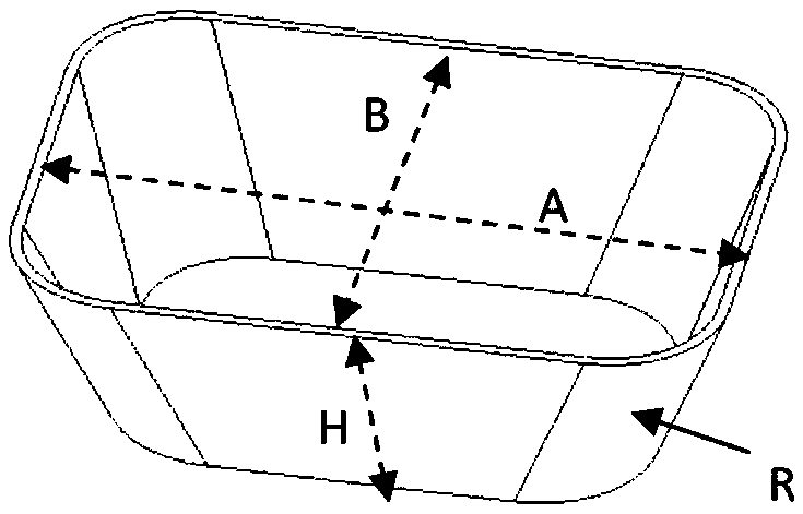 Metal sheet metal part mirror image free mold machining method