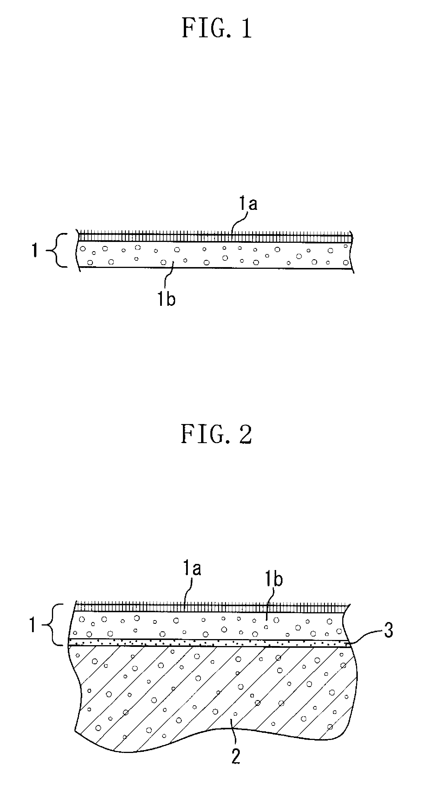 Expansion-molded article formed integrally with surface skin for use in vehicle seat