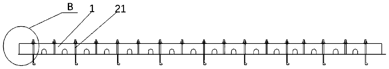 Ship body reinforcing structure and method, and ship