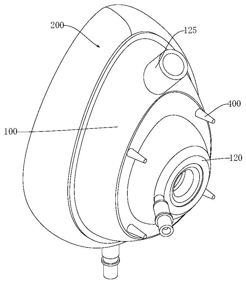 Anesthesia breathing mask