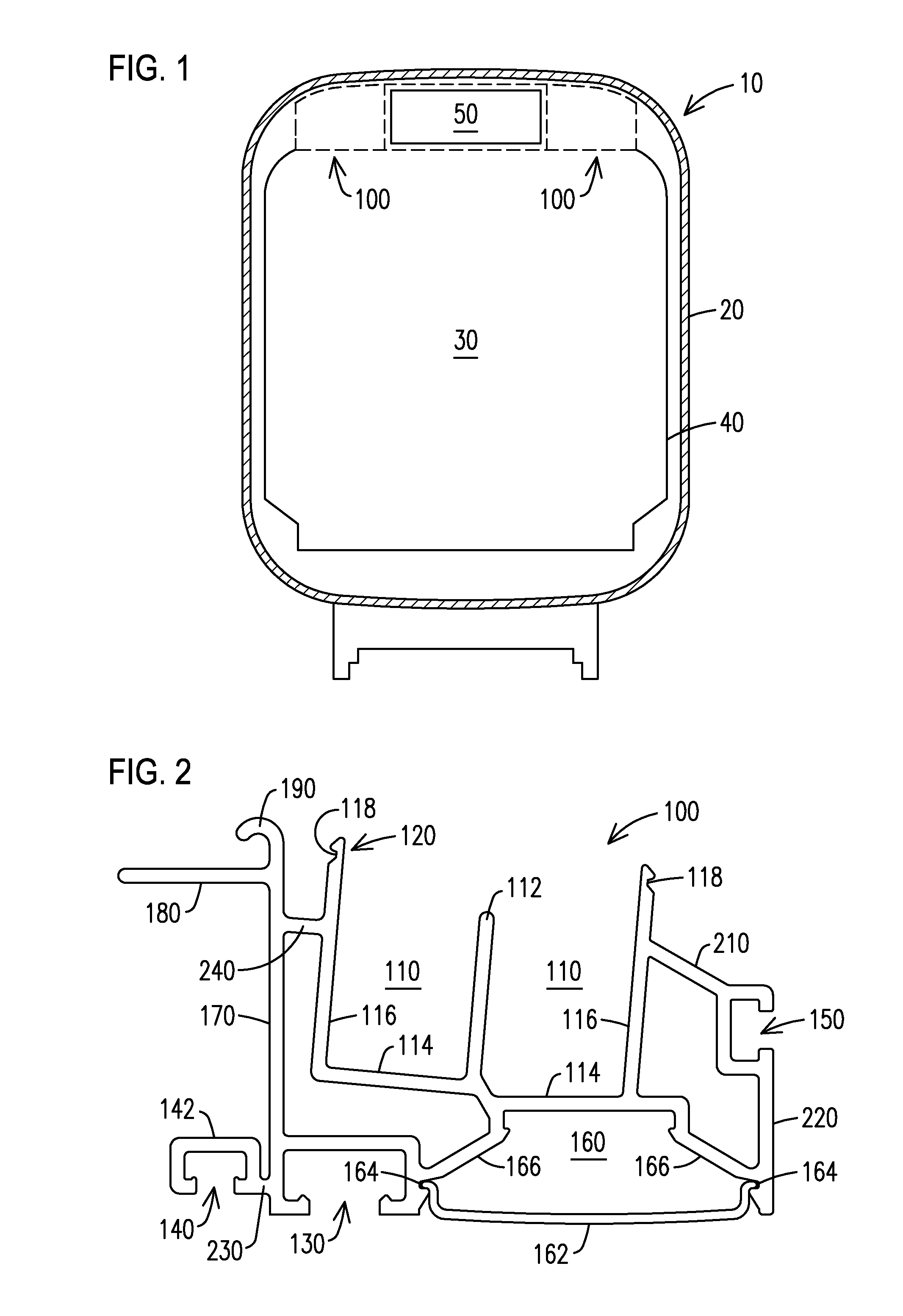 Integrated ceiling assembly for railcars