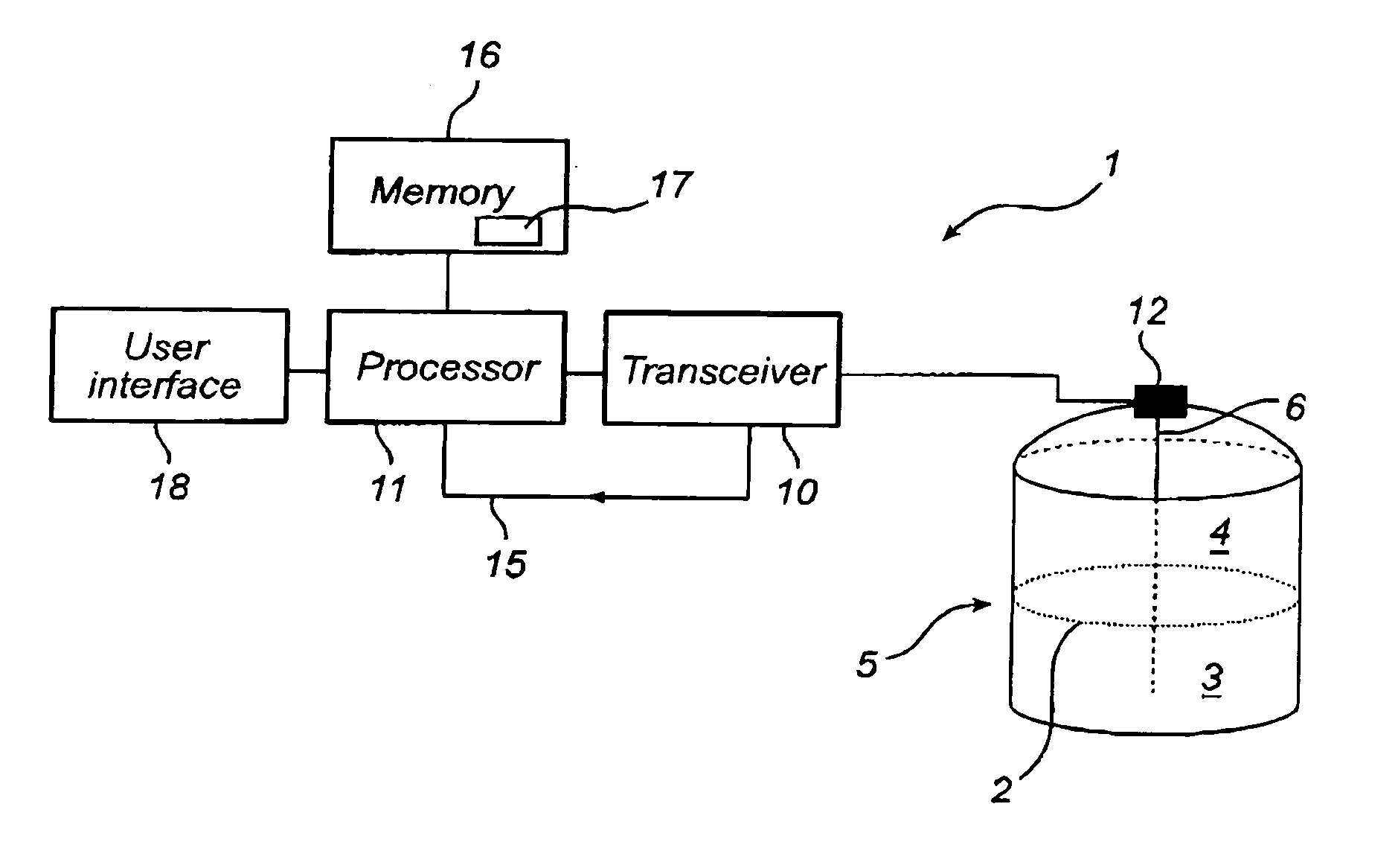 Radar level gauge with variable transmission power