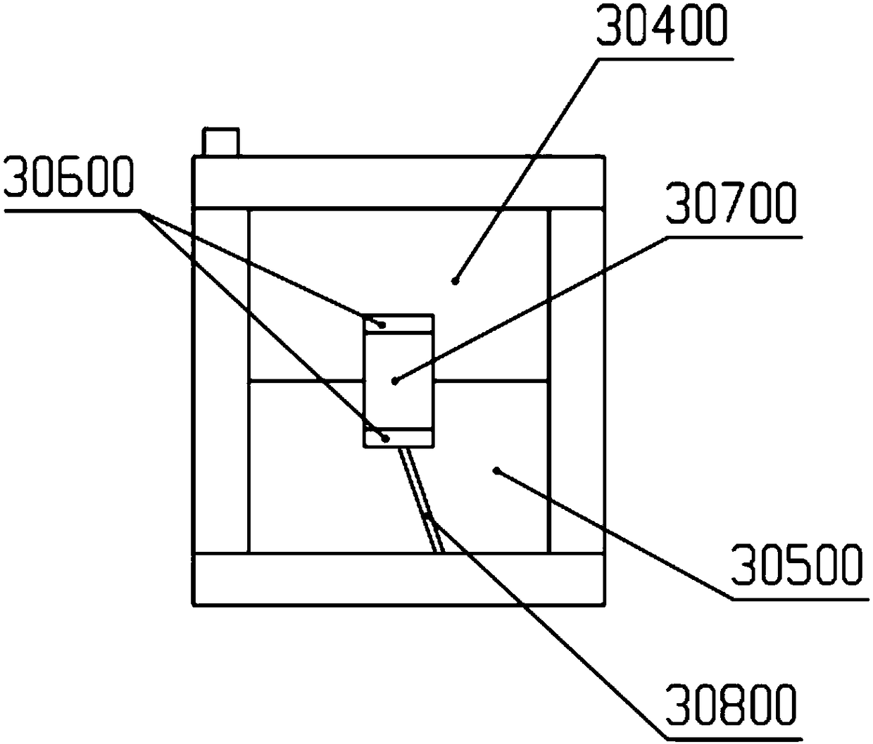 Thermal barrier coating working condition simulation and real-time monitoring device