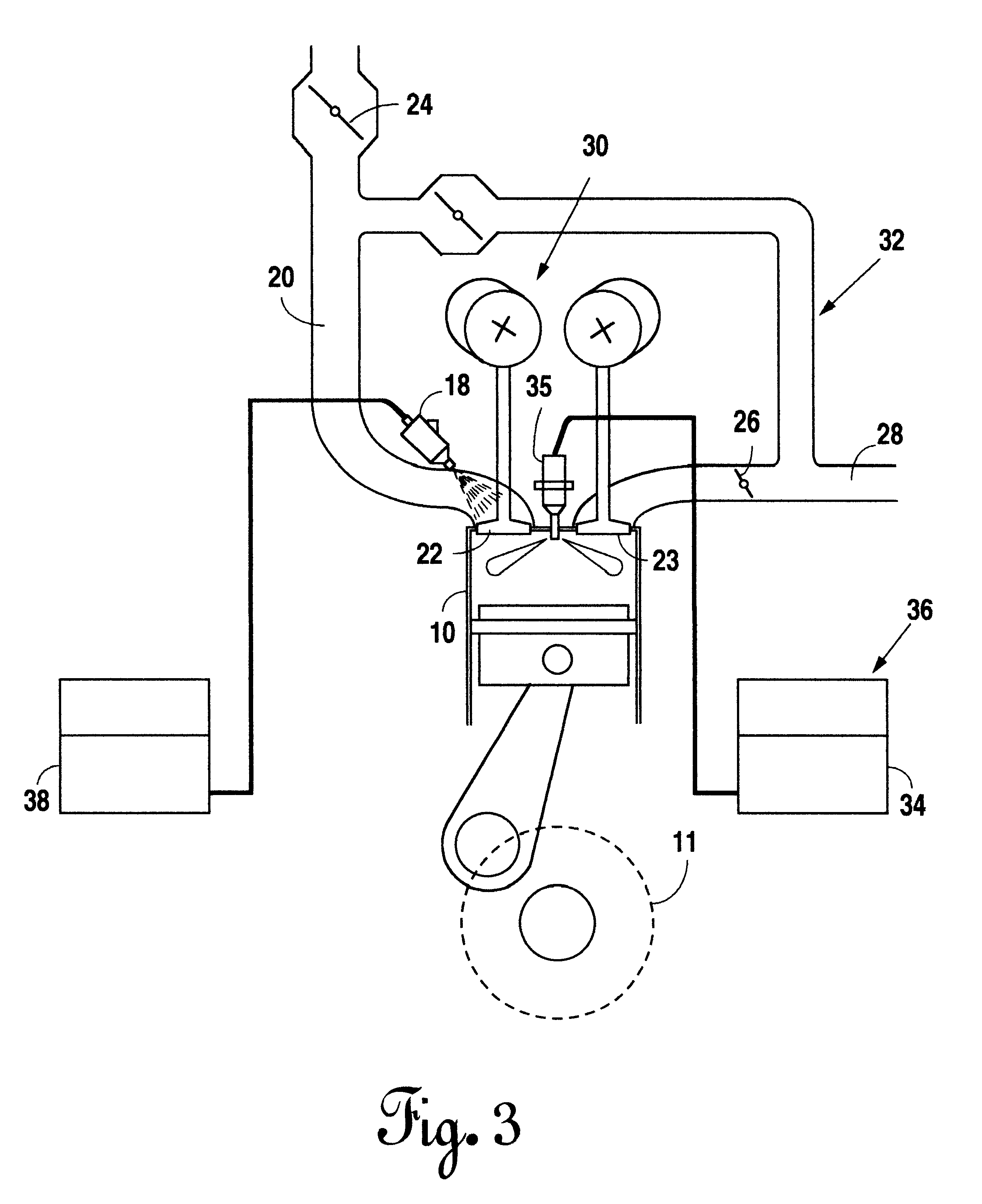 Method and apparatus for operating a diesel engine under stoichiometric or slightly fuel-rich conditions