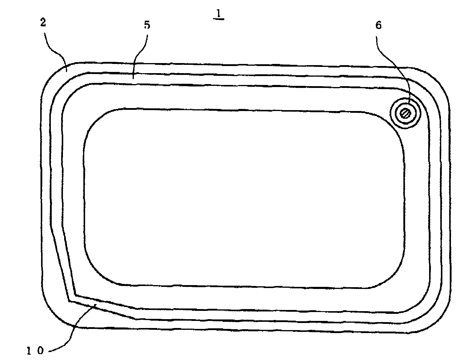 Packaging container for microwave oven and process for manufacturing the same