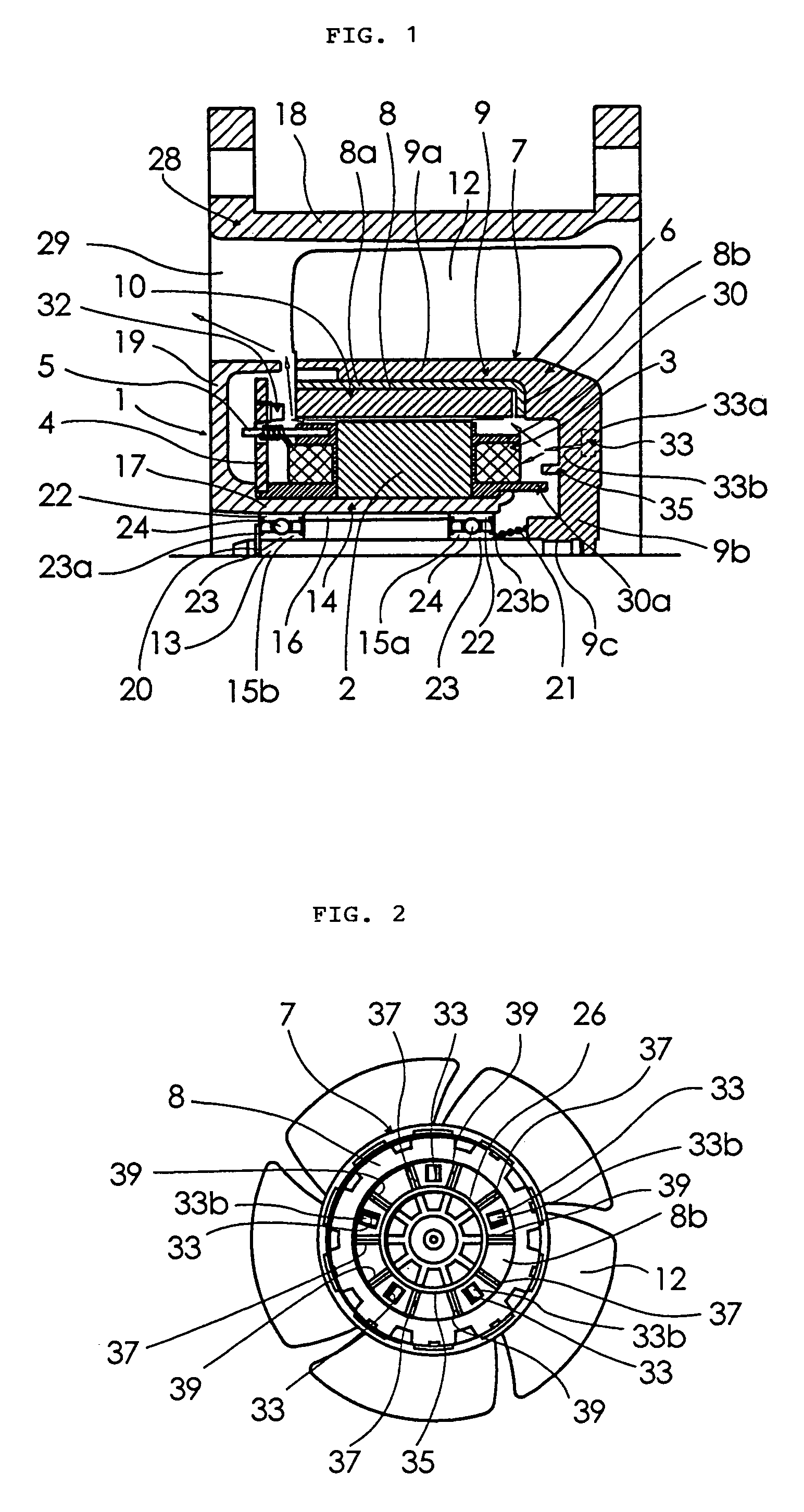 Long life fan motor