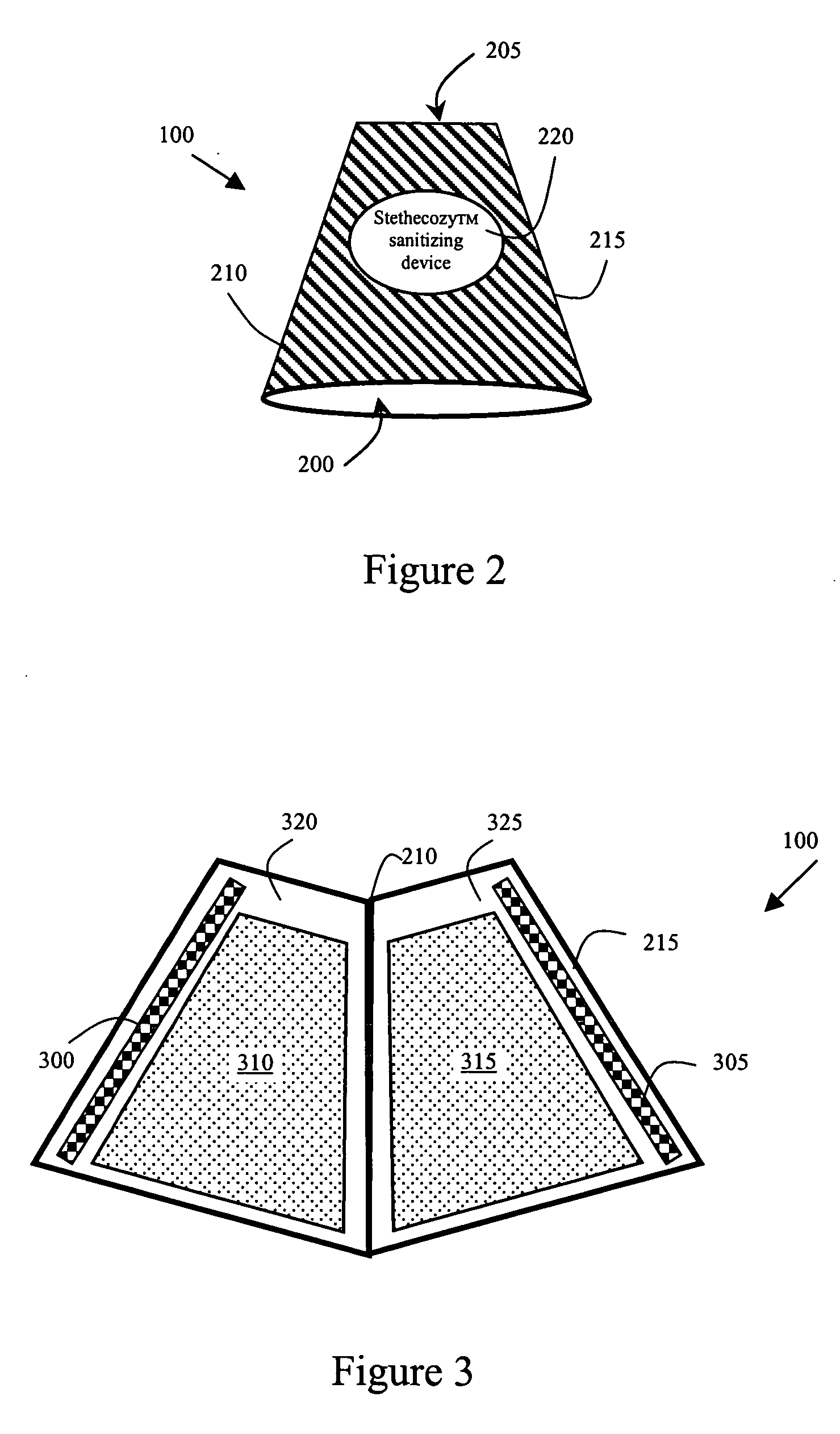 Wearable stethoscope sanitizing device