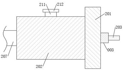 Mold for bending and forming thick glass tube and using method thereof