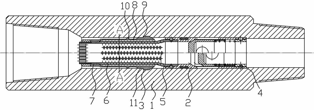 Removable anti-blocking safety valve and special fishing tool for same