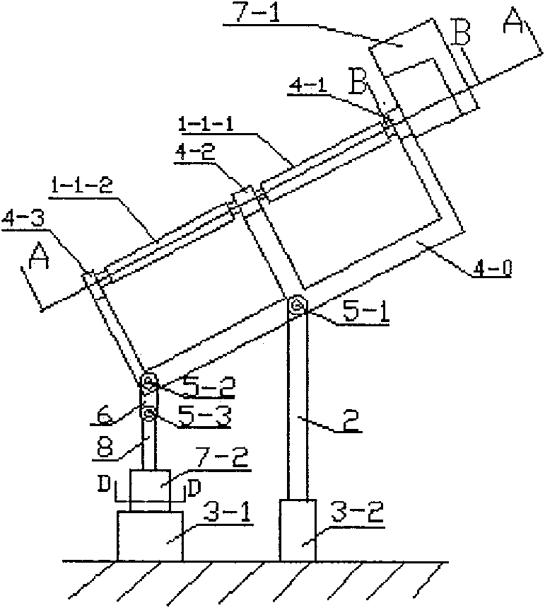 Single tooth-shaped band driving group synchronous tracking sunlight automatic tracking device based on running track from sun to earth