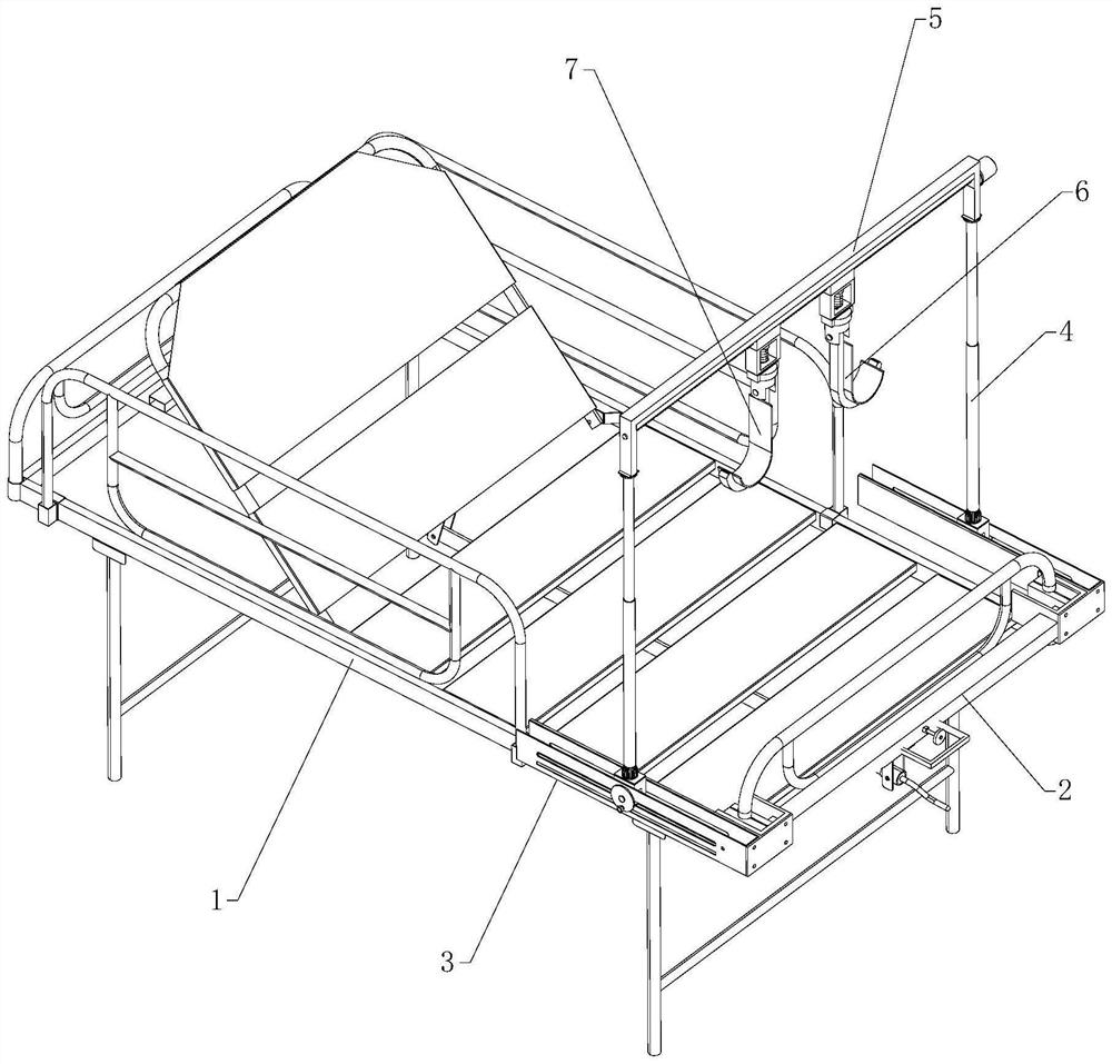 Auxiliary device for gynecological clinical treatment operation