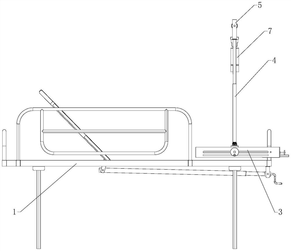 Auxiliary device for gynecological clinical treatment operation