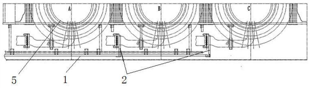 Integral disassembly, assembly and transportation method for lead of disassembled transformer