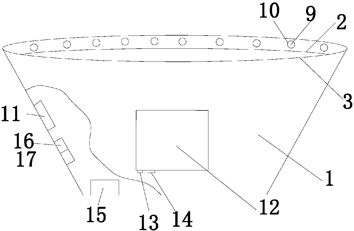 Intelligent fill light flowerpot