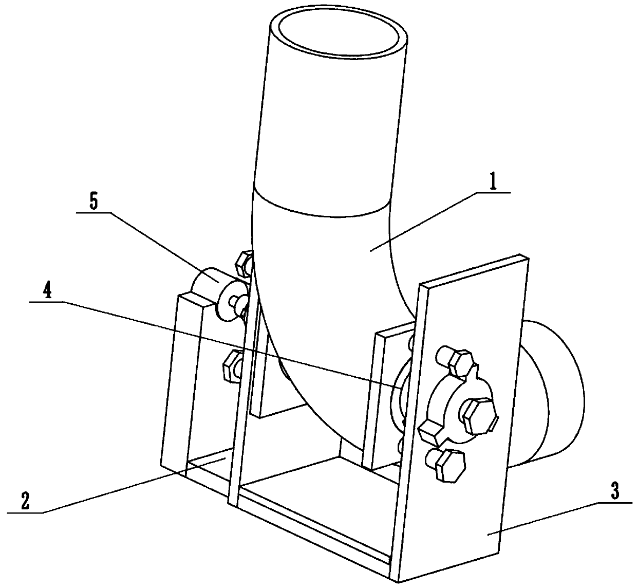 Snake-shaped wellhead viscosity reduction device based on coupling effect