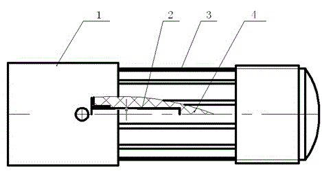 High-energy degradable safe environment-protective seismic explosive column